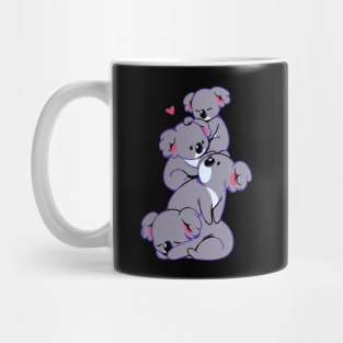 Kawaii Koala Pile by Tobe Fonseca Mug